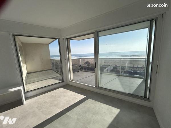 Saint jean de Monts, face mer Appartement T2 avec garage.