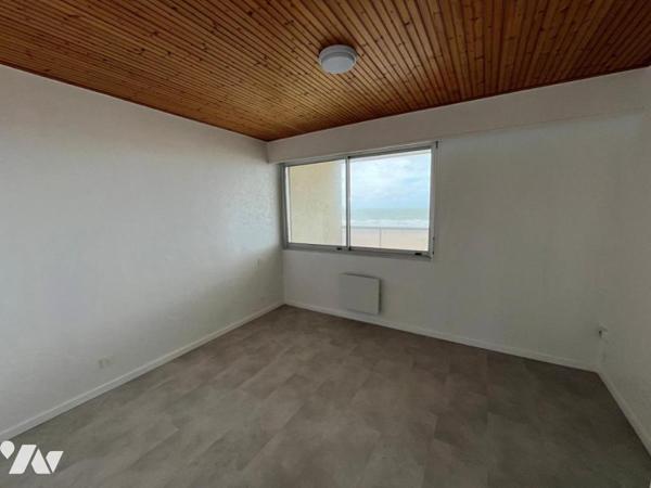 Saint jean de Monts, face mer Appartement T2 avec garage.