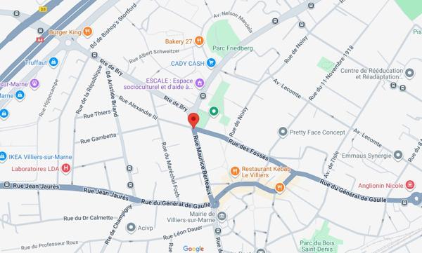 Villiers-sur-Marne (94350) BRS - T3 avec terrasse