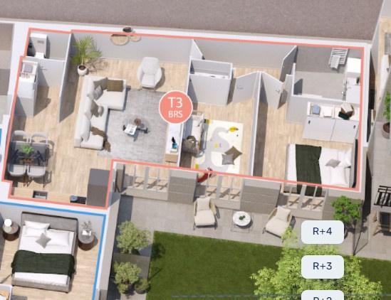 Villiers-sur-Marne (94350) BRS - T3 avec terrasse