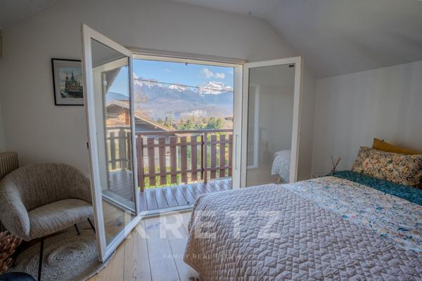 Sévrier - Maison 8 pièces, 5 chambres, avec jardin et vue lac