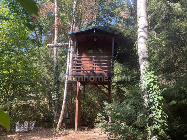 un chalet au bord de l'eau