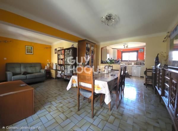 A VENDRE VIAGER OCCUPE - CANOHES maison 2 faces, 4 pièces avec garage et jardin