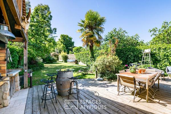 La maison de caractère rénovée avec jardin à proximité du centre-ville