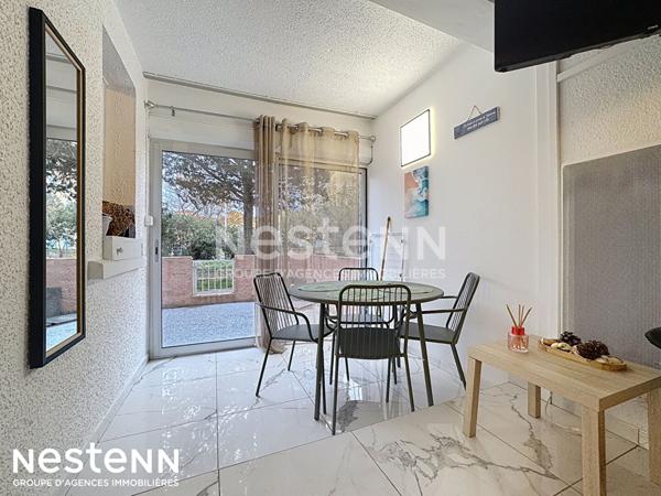À vendre - Appartement T2 avec terrasse en rez-de-chaussée et place de parking privative à Gruissan
