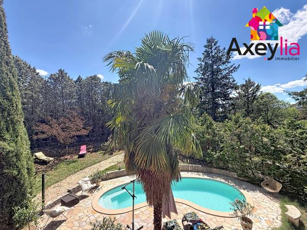 A VENDRE - COMMELLE-VERNAY - MAISON À TOIT DE CHAUME ET SEMI-ENTERRÉE AVEC QUATRE CHAMBRES, TERRAIN ET PISCINE