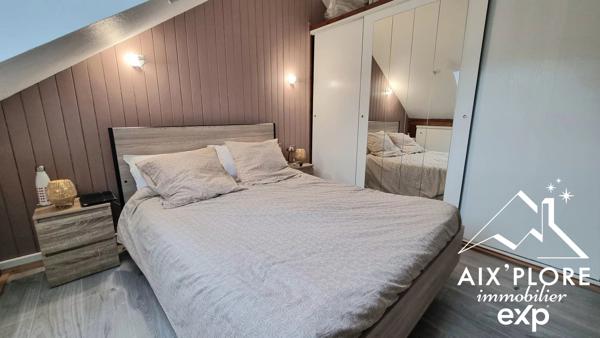 VENTE – APPARTEMENT T1 bis atypique – 2 Chambres + cave - CHALLES-LES-EAUX