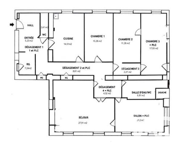 Appartement à vendre 5 pièces 152 m² Lyon 6