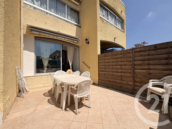 Appartement Studio Cabine à vendre  1 pièce - 28,47 m 2   LE GRAU D AGDE  - 34