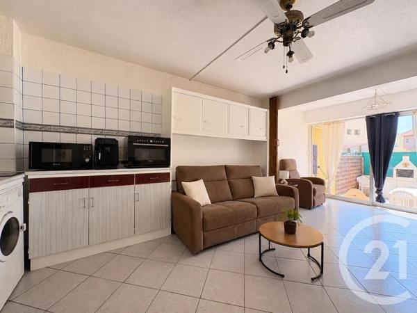 Appartement Studio Cabine à vendre  1 pièce - 28,47 m 2   LE GRAU D AGDE  - 34