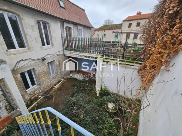 Maison centre de Gannat de 170 m², cour intérieur, garage, terrasse