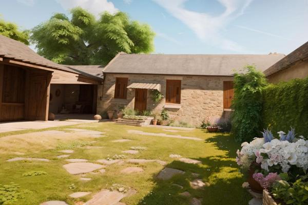 Je vous présente « LA MAISON DE L'ARTISTE » ENSEMBLE IMMOBILIER  à rénover.