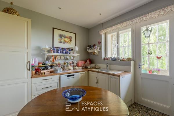 Maison années 60 et son jardin bucolique à réinterpréter