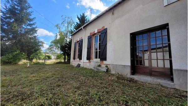 Plain-pied: 95m², cuisine, 2 ch, salle d’eau , garage / terrain 593 m²