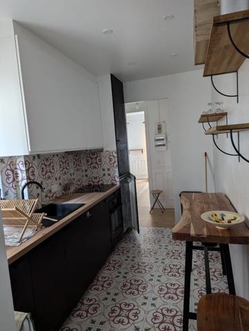 Paris 19 métro-Crimée - Appartement Paris 2 pièce(s) 40.08 m2