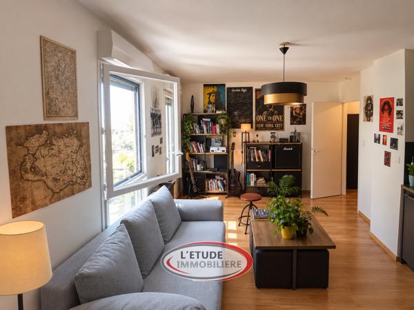 Nantes Rond Point de Paris – T2 calme avec balcon donnant sur les espaces verts