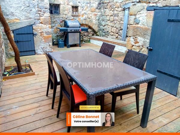 Maison centre ville 125m2 avec extérieur