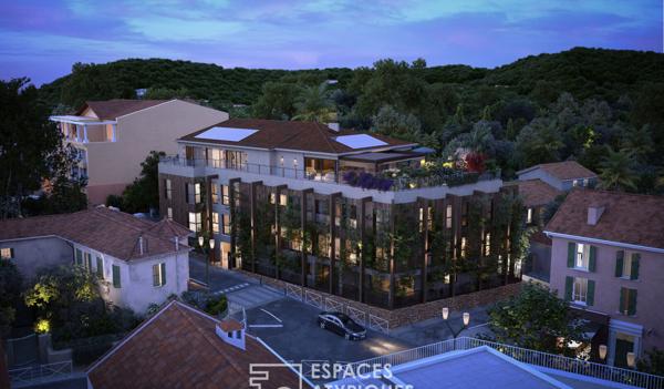 Appartement atypique avec terrasse, vue mer et commerces à pied