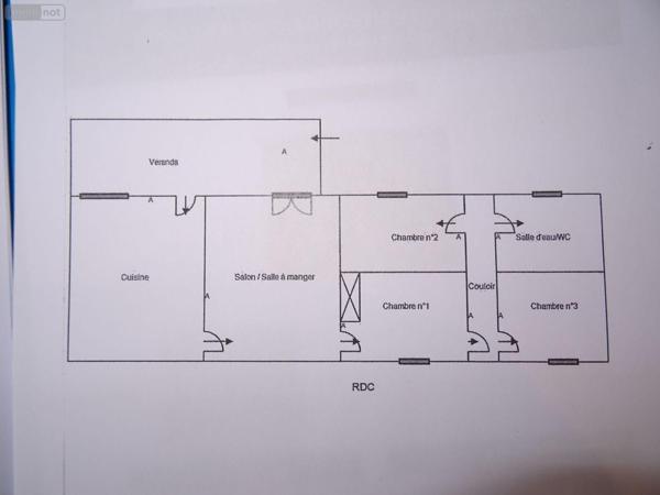 Maison à vendre à Le Tranger dans l'Indre (36700), ref : 36019/782   
BOURG