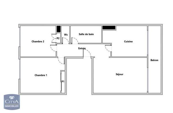 Appartement à louer 3 pièces 64.93m² Vélizy-Villacoublay (78140)