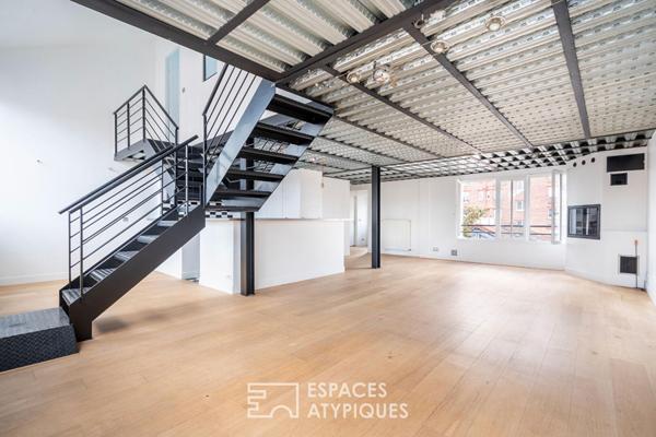 Loft en duplex à l’esprit industriel
