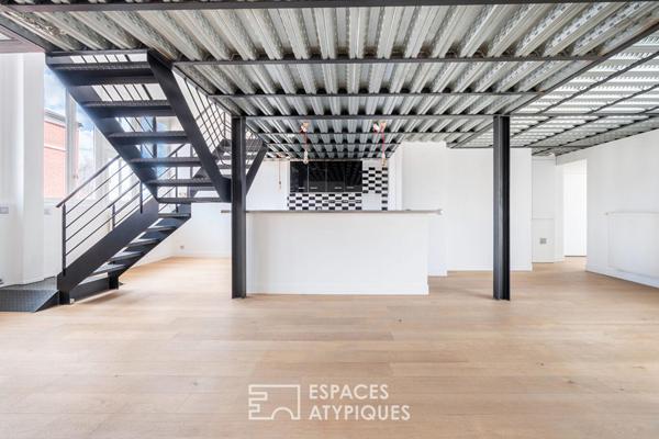 Loft en duplex à l’esprit industriel