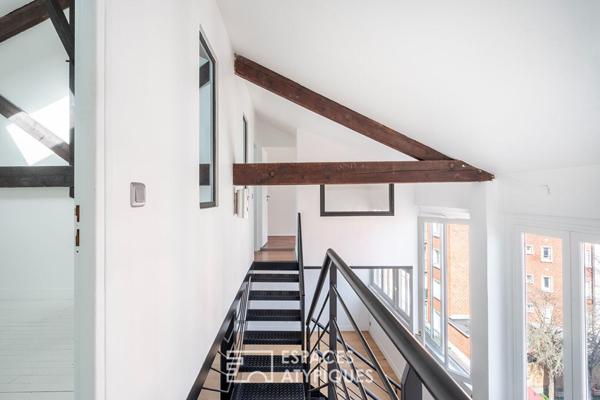 Loft en duplex à l’esprit industriel