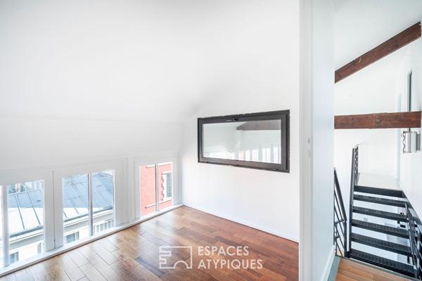 Loft en duplex à l’esprit industriel