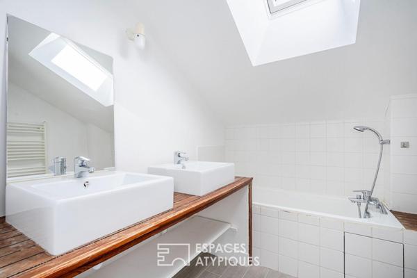 Loft en duplex à l’esprit industriel