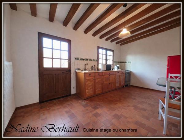 Maison à vendre 6 pièces maison de ville rénovée est au centre ville - Aschères-le-Marché- Découpe - rénovée-garage-artisan