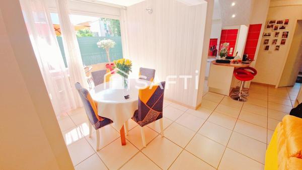 Appartement T3 avec joli jardin privatif