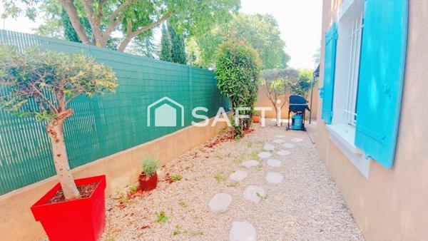 Appartement T3 avec joli jardin privatif