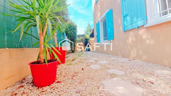 Appartement T3 avec joli jardin privatif