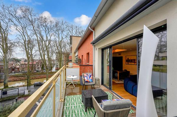 Appartement haut de gamme Toulouse 4 pièces terrasses garage 