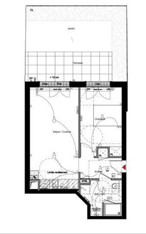 Appartement (neuf) à vendre 2 pièces 44 m² Puteaux