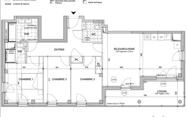 Appartement à vendre    4 pièces • 84,41 m2 Carquefou