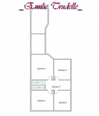 Maison à vendre 5 pièces  (72) 125 m² -3/5 chambres – jardin clos 300 m² – dépendances – Saint-Calais