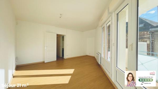 Appartement T3, lumineux avec balcon, en centre-ville