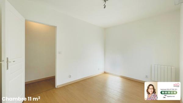 Appartement T3, lumineux avec balcon, en centre-ville