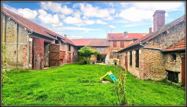Proche de GRANDPRE (08) Authentique corps de ferme rénové de 172m² avec dépendances sur 1800m² de terrain