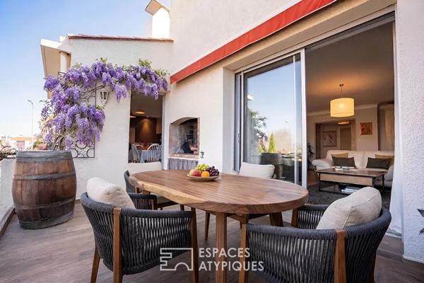 Maison de famille rénovée avec piscine et beaux volumes