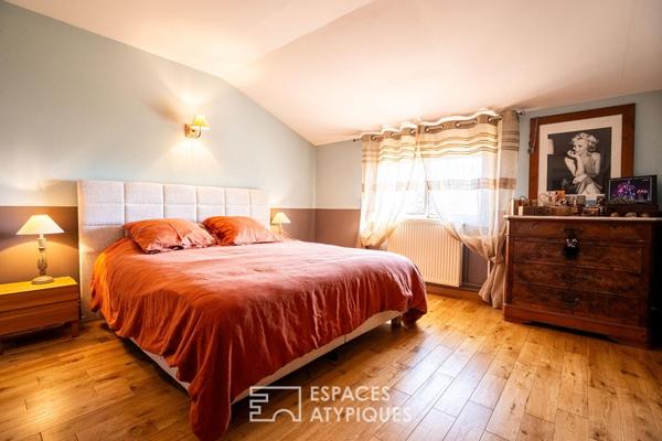 Maison de famille rénovée avec piscine et beaux volumes