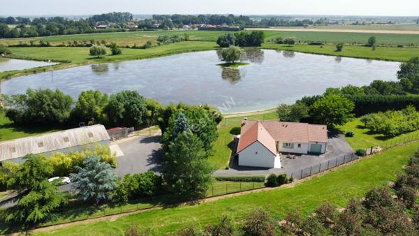 Belle propriété  sur environ 10 hectares proche Seurre (21) et à 25 minutes de Beaune