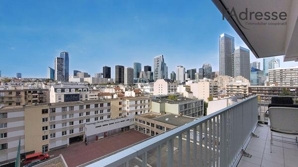 PUTEAUX/CENTRE 2 pièces de 47 m² avec balcon 13m², parking et cave