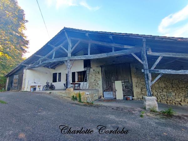 Maison en pierre avec grange attenante – Lagarrigue