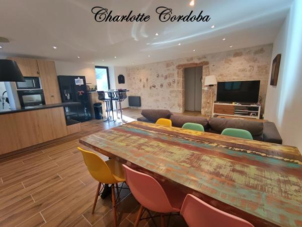 Maison en pierre avec grange attenante – Lagarrigue