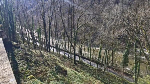 Maison individuelle sur terrain pentu de 1 hectare