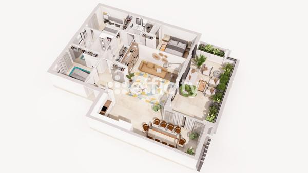 Appartement 4 pièces - 121 m² Bien prestige