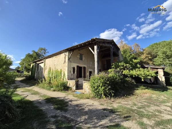 CORPS DE FERME EN PIERRE – PLUS D’UN HECTARE – IDÉAL CHEVAUX- MEILHAN SUR GARONNE