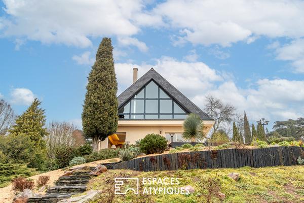 Maison d’architecte à la vue imprenable